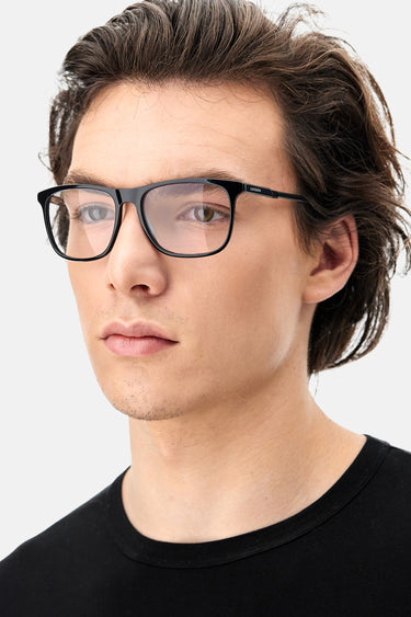 Designer Men Carrera Eyeglasses: 1125 - Striped Black - SpecSMART Eye Clinic (Diagonal Face View)